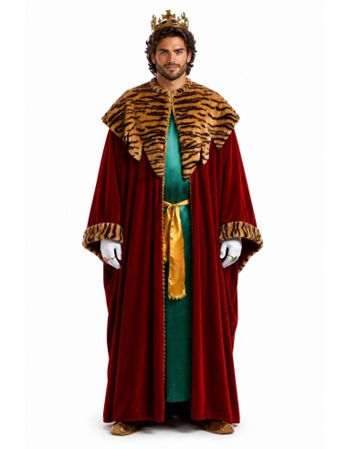 Costume da Re Gaspare Taglia L - di alta qualità, ideale per carnevale, feste a tema ed eventi speciali